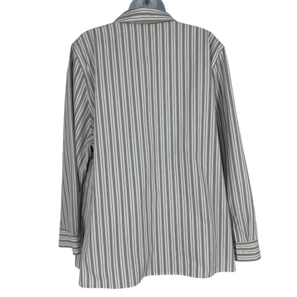 Catherines Long Sleeve Button Front Blouse Size 1X - Picture 5 of 8